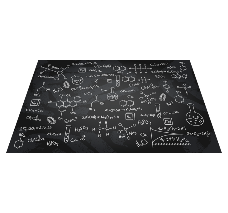 Set de table pour maison Symboles de la chimie - TenStickers