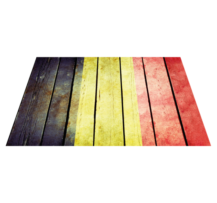 Set de table pour maison Drapeau belgique - TenStickers