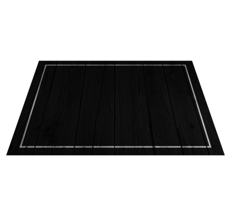 Set de table surface noire élégante - TenStickers