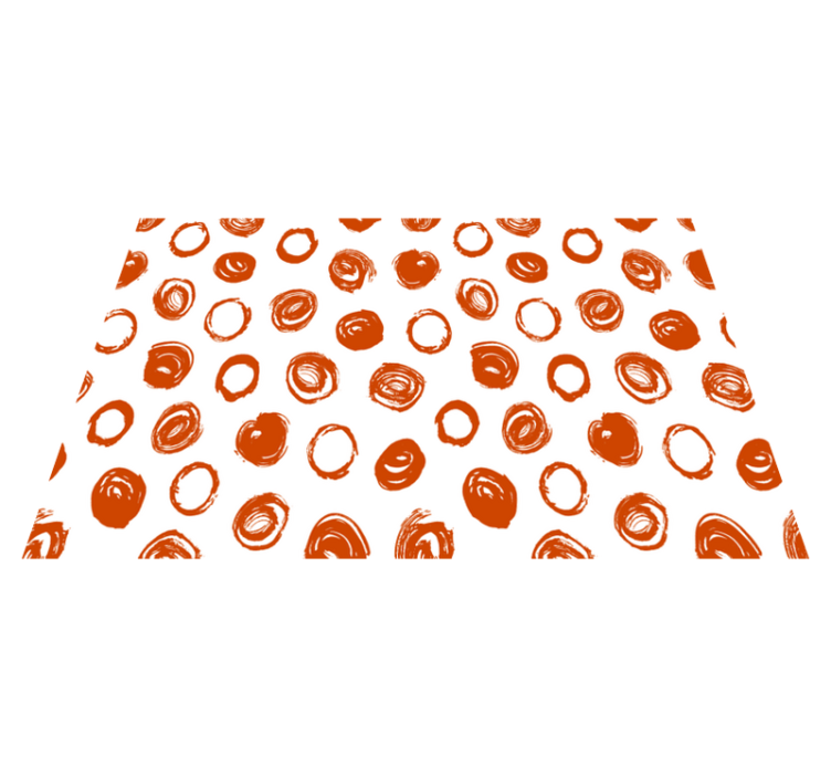 Set de table motif de coups de pinceau circulaires - TenStickers