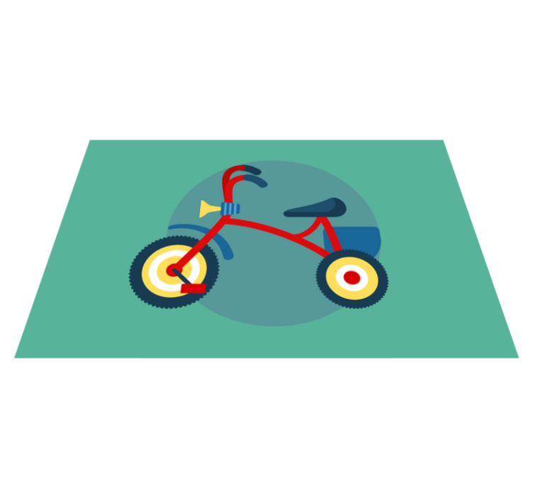 Set de table enfant tricycle avec klaxon - TenStickers