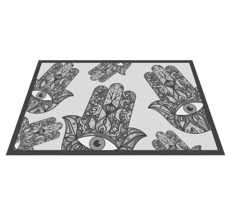 Set de table original motifs de mains détaillés - TenStickers