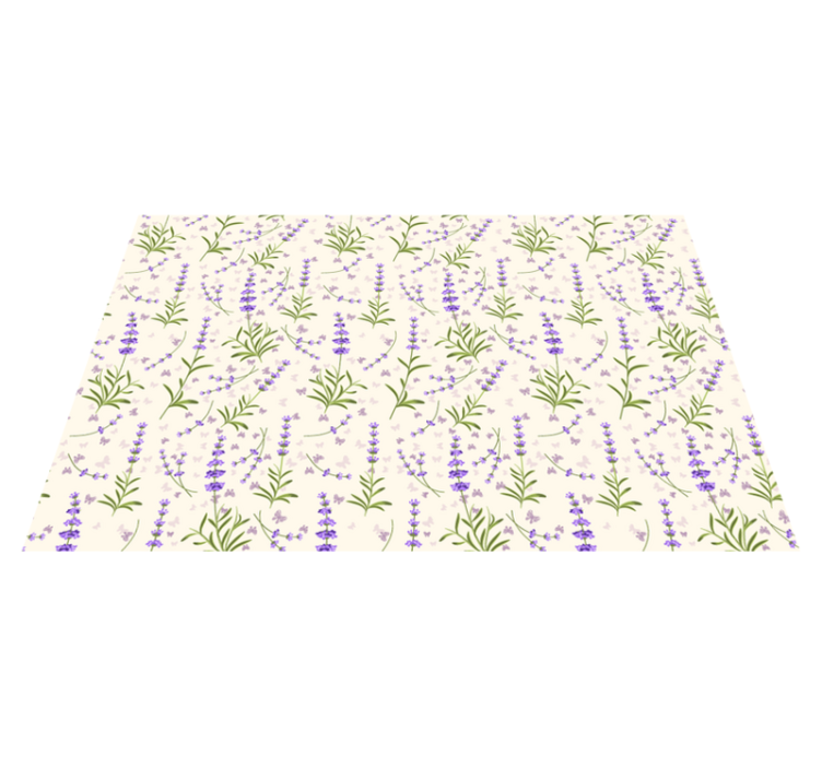 Set de table motif floral lavande - TenStickers