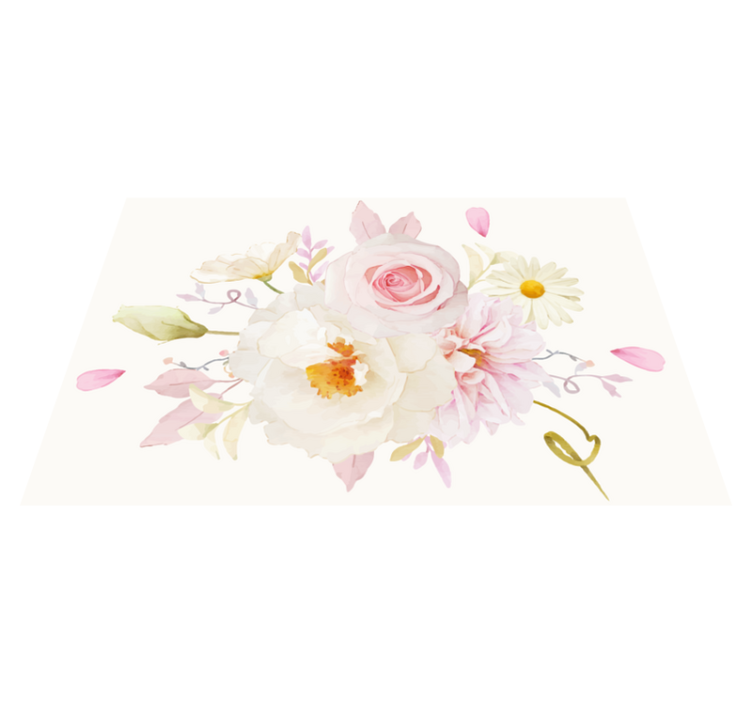 Set de table original arrangement floral ravissant - TenStickers