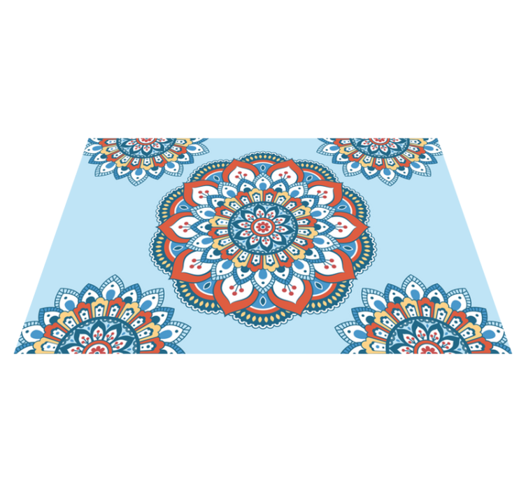 Set de table original motif mandala Éclatant - TenStickers