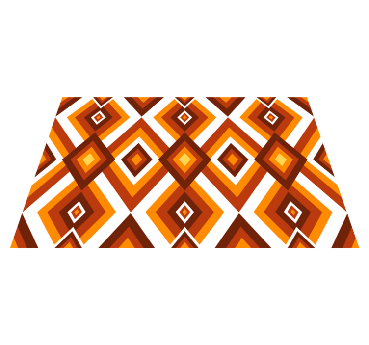 Set de table original Losanges artistiques des années 70 - TenStickers