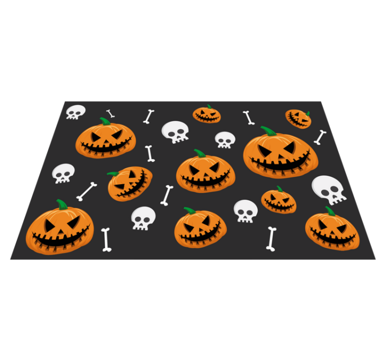 Set de table halloween motif citrouilles halloween - TenStickers