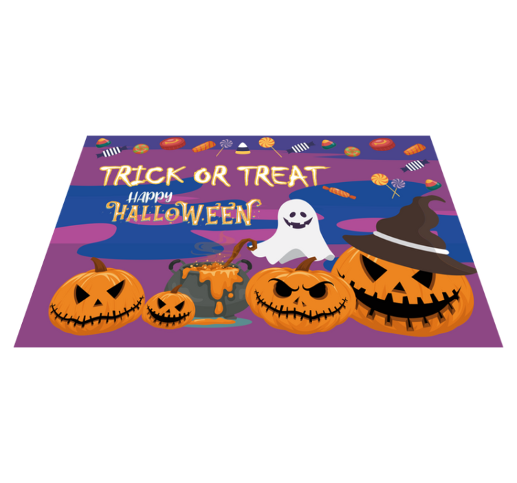 Set de table halloween trick ou treat - TenStickers