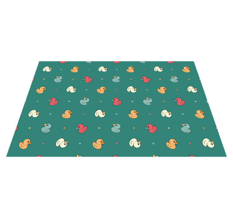 Set de table moderne Canards en caoutchouc multicolores - TenStickers