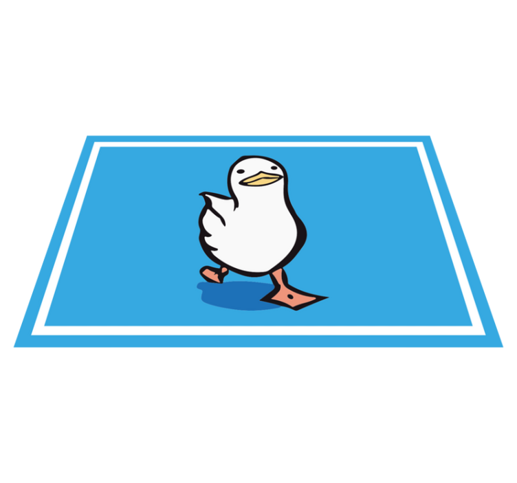 Set de table enfant canard en dessin animé - TenStickers