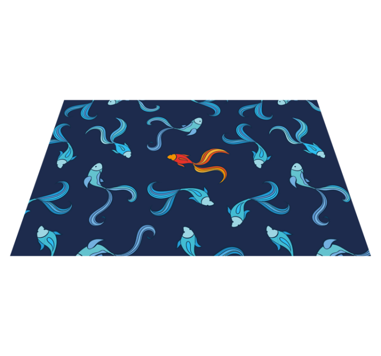Set de table original motif poisson vibrant - TenStickers