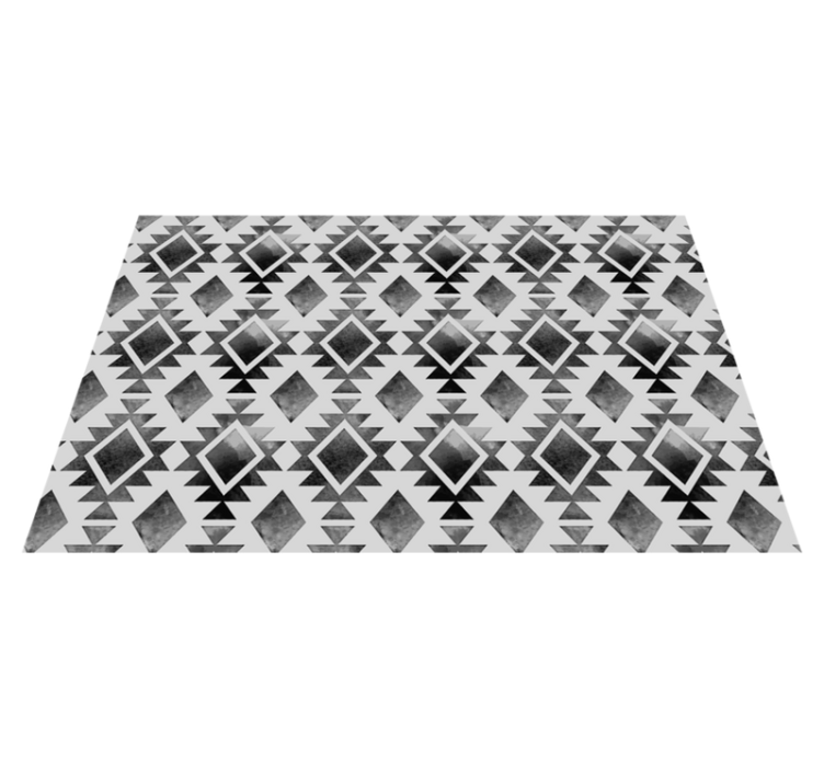 Set de table motif monochrome géométrique - TenStickers