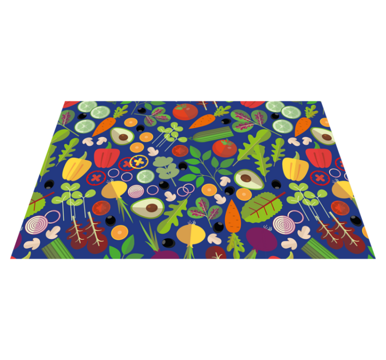 Set de table original motif légumes vibrant - TenStickers
