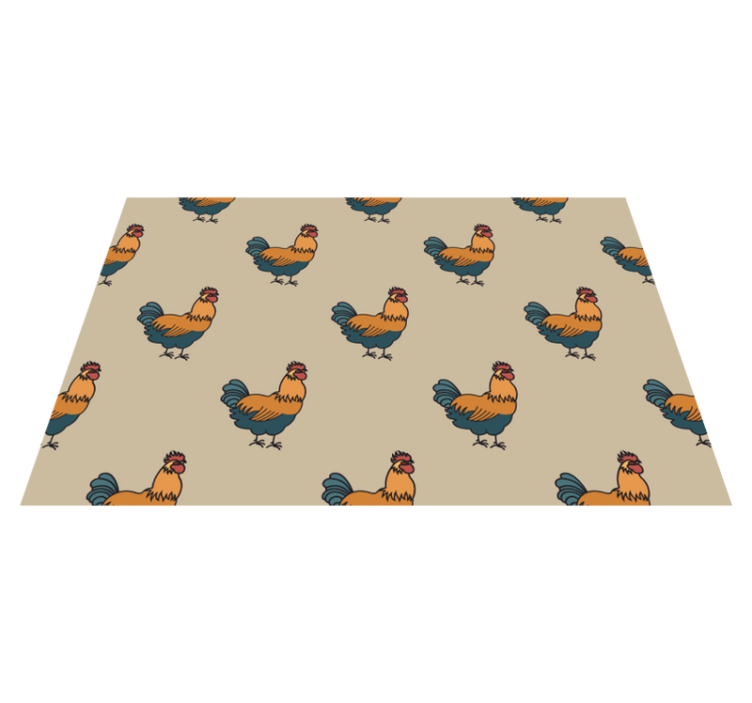 Set de table original motif poules charmantes - TenStickers