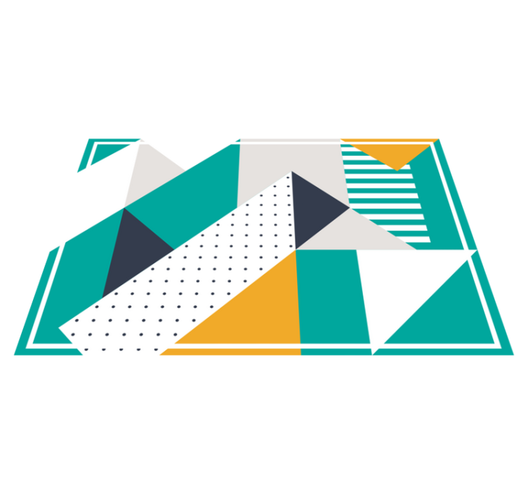 Set de table moderne motifs géométriques - TenStickers