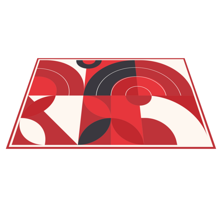 Set de table moderne formes géométriques vibrantes - TenStickers