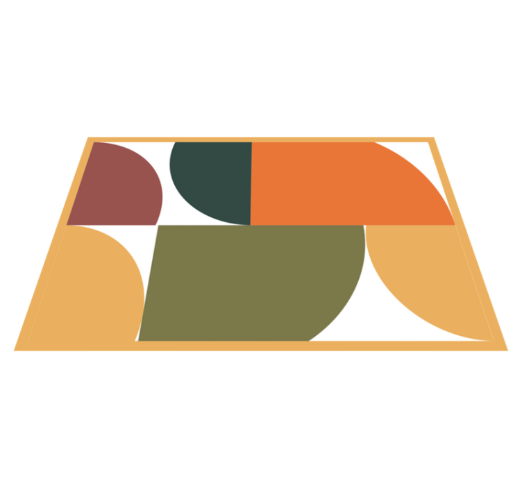 Set de table moderne formes géométriques élégantes - TenStickers