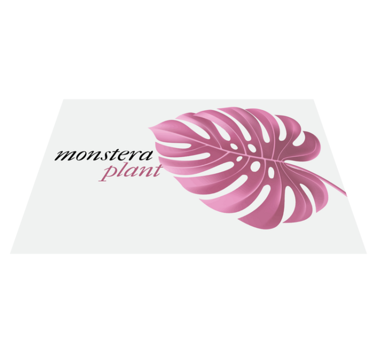 Set de table original motif feuille de monstera - TenStickers