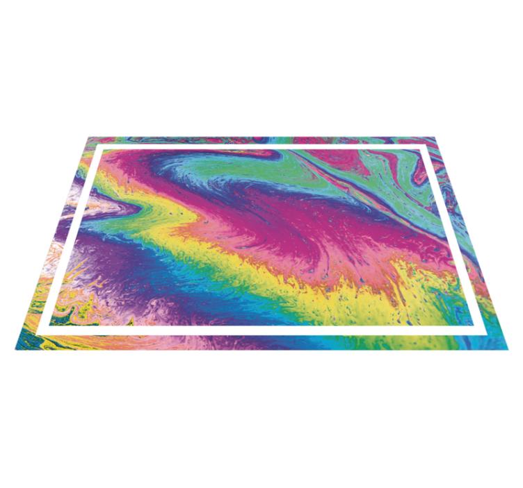 Set de table original motif abstrait vibrant - TenStickers