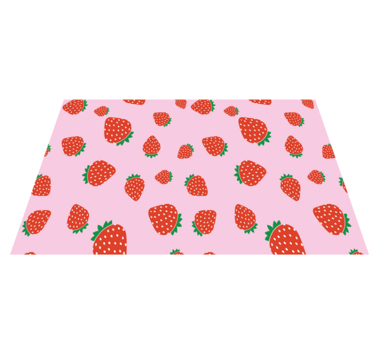 Set de table enfant motif fraise - TenStickers