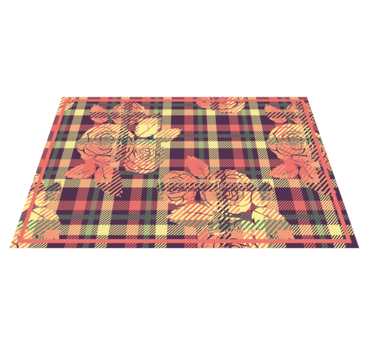 Set de table arrangement botanique en grille - TenStickers