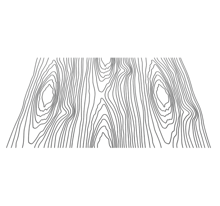 Set de table motif bois naturel - TenStickers