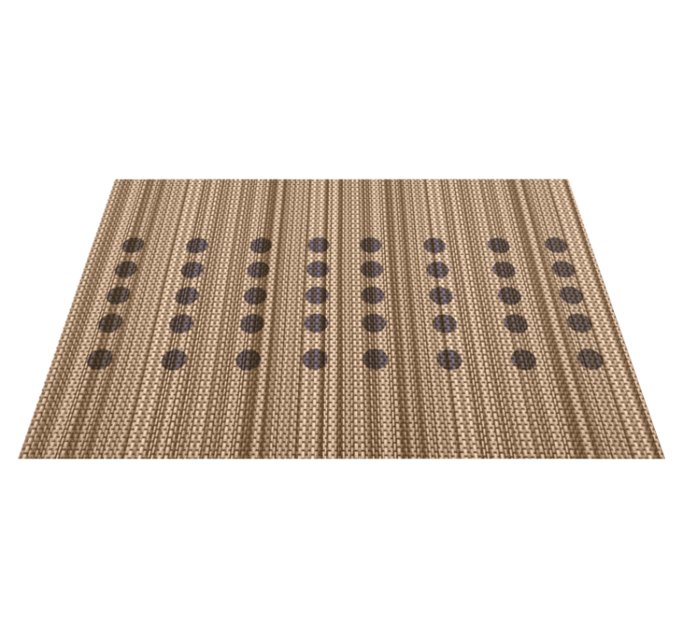 Set de table surface brune élégante - TenStickers
