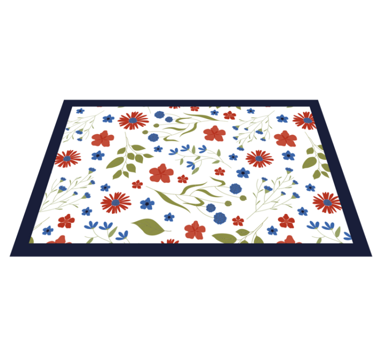 Set de table enfant motif floral ravissant - TenStickers
