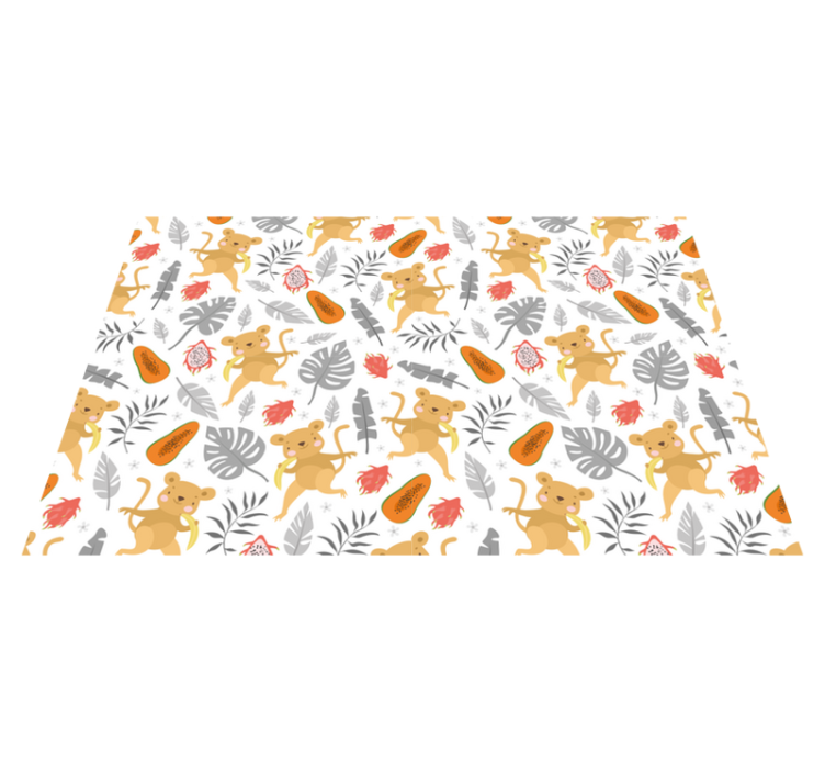 Set de table enfant motif animaux mignons - TenStickers