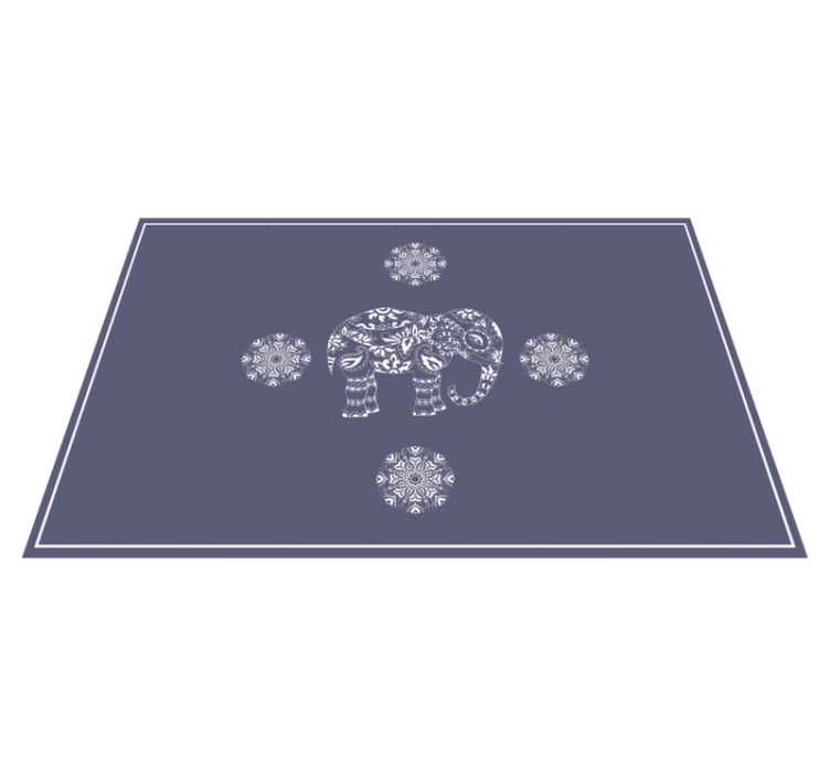 Set de table original motif éléphant - TenStickers