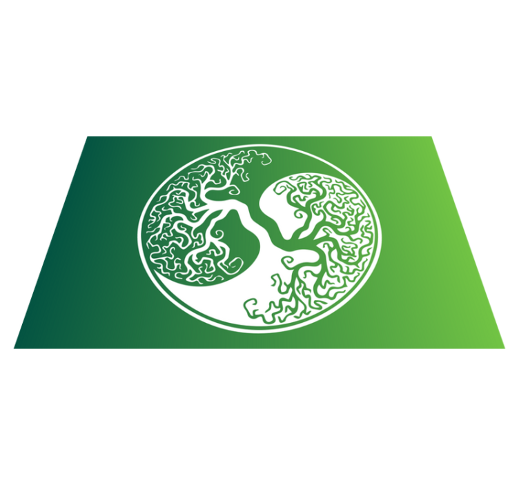 Set de table original Arbre de vie original yin yang - TenStickers