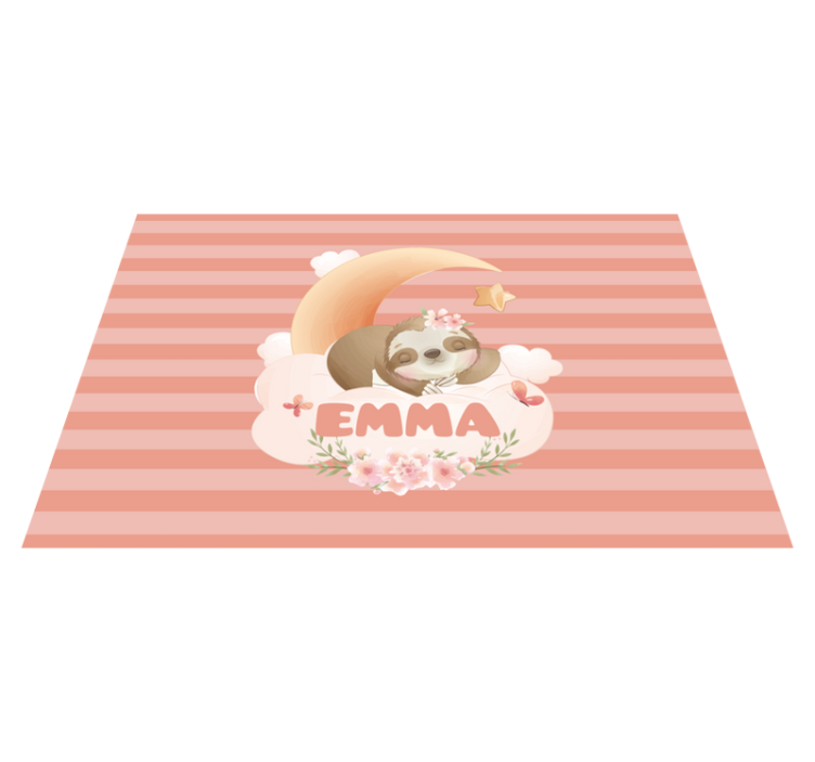 Set de table design enfant Animaux paresseux - TenStickers