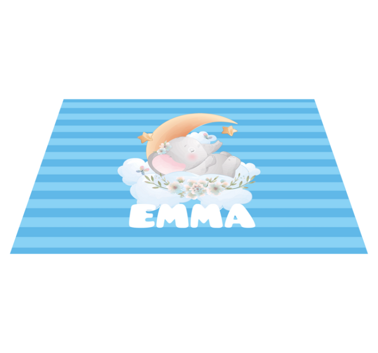 Set de table enfant design éléphant adorable - TenStickers