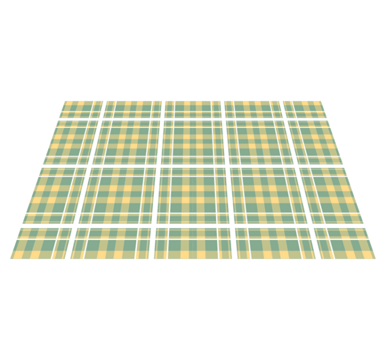 Set de table en tissu à motif carreaux - TenStickers