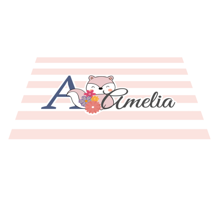 Set de table design enfant Écureuil mignon - TenStickers