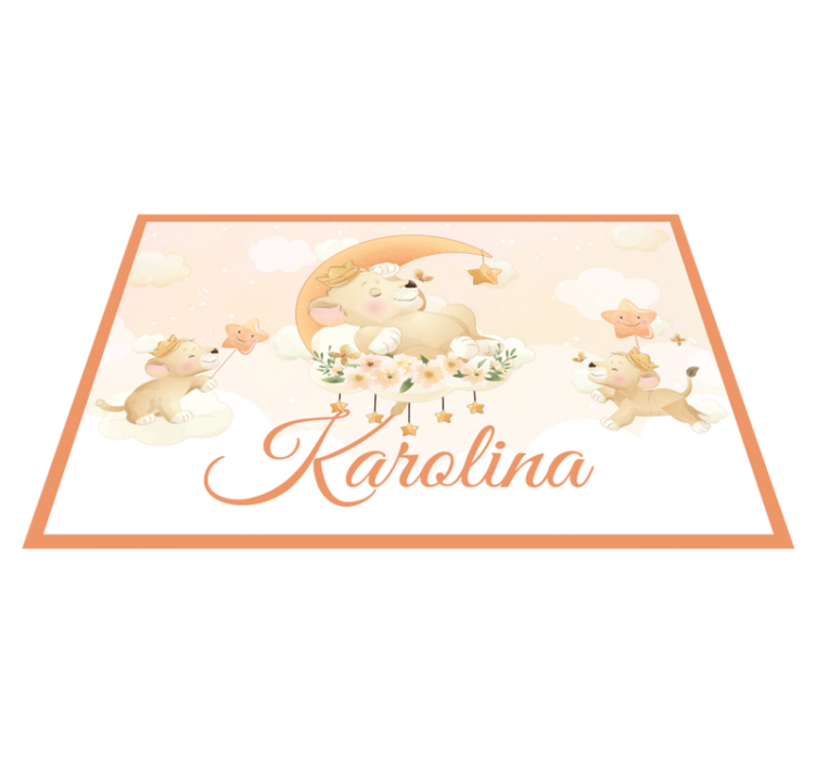 Set de table enfant petits lions amusants - TenStickers