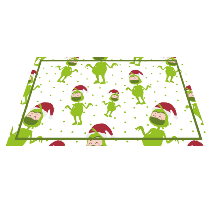 Set de table noël personnages joyeux du grinch - TenStickers