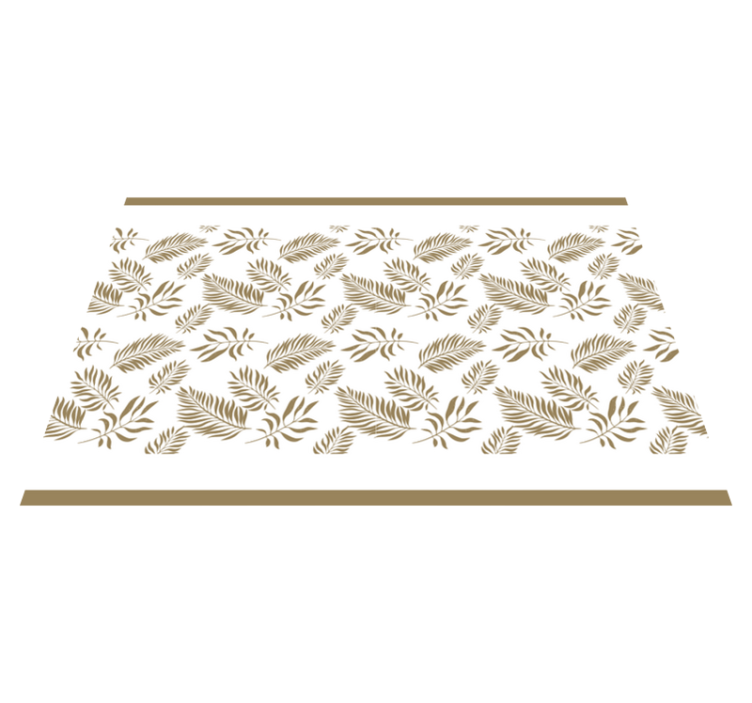 Set de table inspiration Élégante feuille - TenStickers