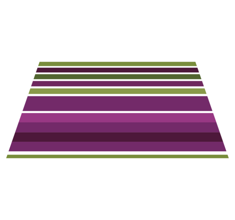 Set de table palette de couleurs rayées - TenStickers