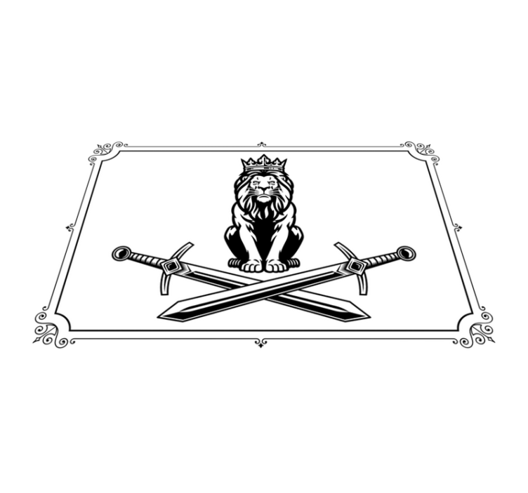 Set de table original emblème du roi lion - TenStickers