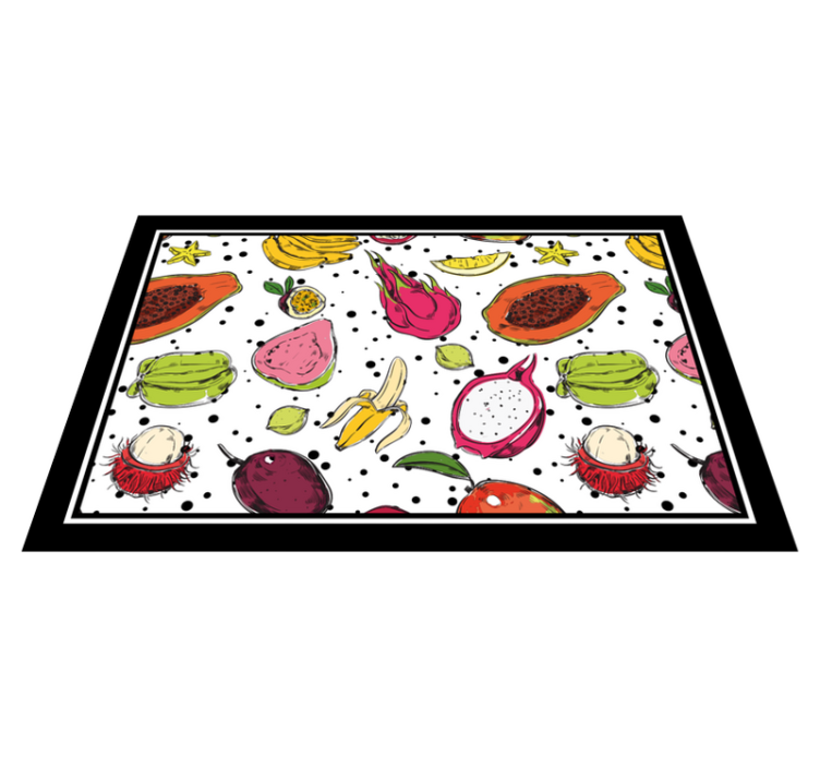Set de table original motif fruits éclatants - TenStickers