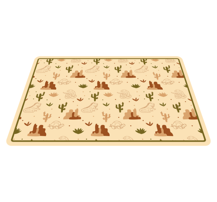 Set de table enfant animaux du désert - TenStickers