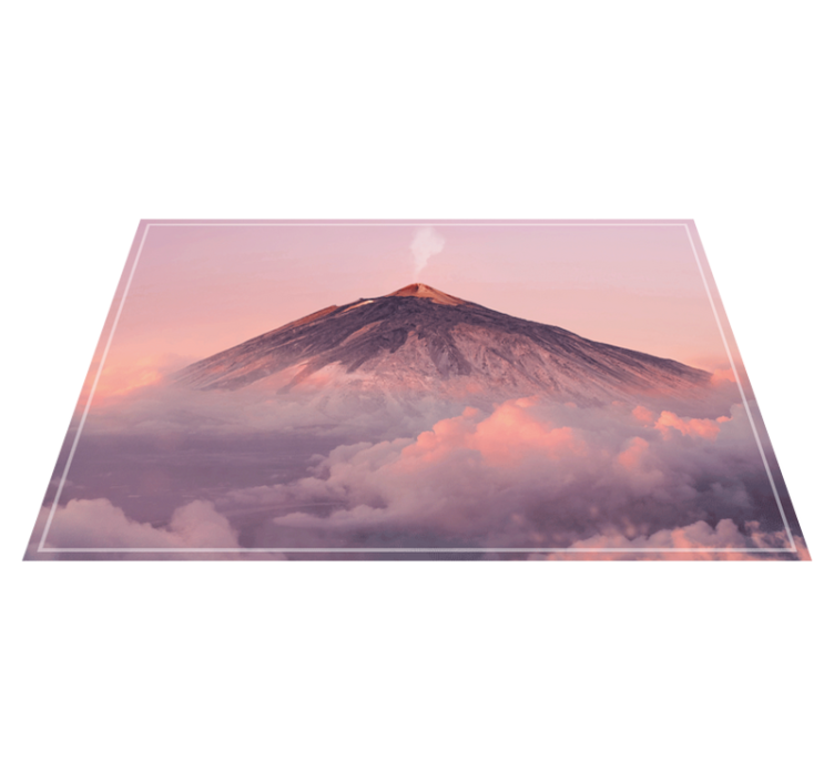 Set de table moderne paysage volcanique - TenStickers