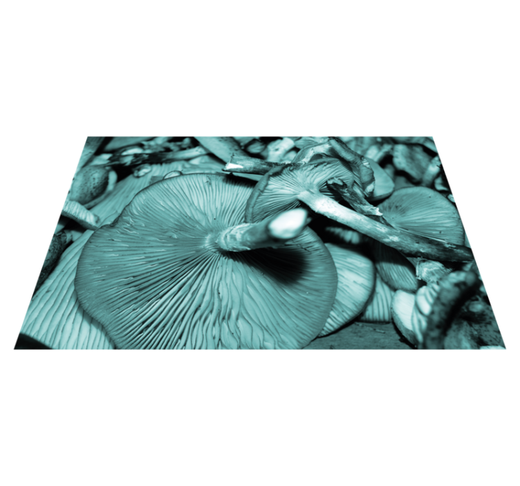 Set de table gros plan sur champignon - TenStickers
