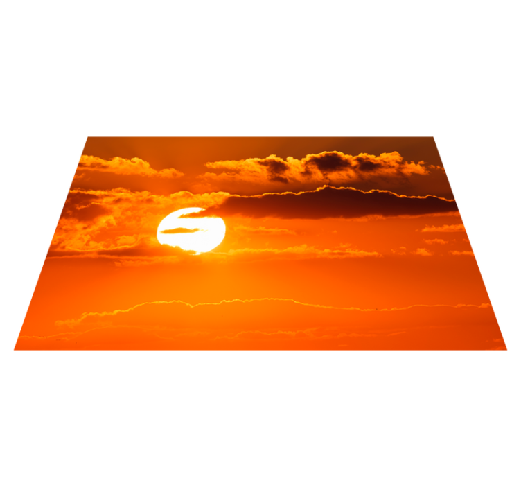 Set de table moderne scène de ciel au coucher de soleil - TenStickers