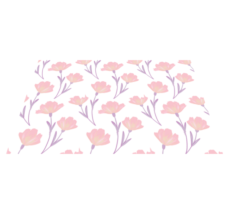 Set de table original concept floral rose - TenStickers