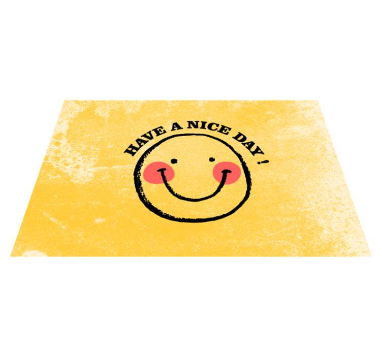 Set de table citation visage souriant - TenStickers