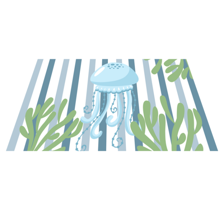 Set de table original scène sous-marine de méduses - TenStickers