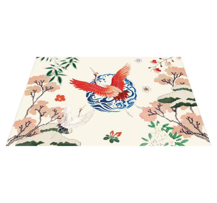Sets de table en sticker chinoiserie - TenStickers
