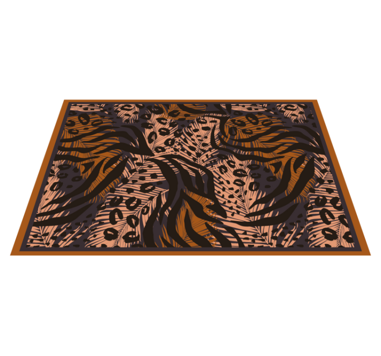 Set de table original motif jungle floral - TenStickers